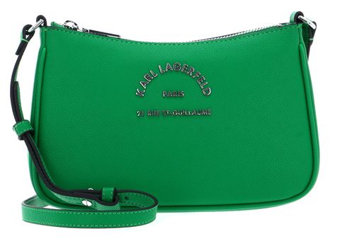 KARL LAGERFELD RSG Metal Zip Crossbody Bag S Basil Green