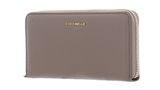 COCCINELLE Metallic Soft Wallet Grained Leather Warm Taupe COCCINELLE Metallic Soft Wallet Grained Leather Warm Taupe