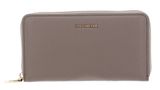 COCCINELLE Metallic Soft Wallet Grained Leather Warm Taupe COCCINELLE Metallic Soft Wallet Grained Leather Warm Taupe
