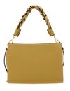 COCCINELLE Boheme Grana Double Crossbody Double Grainy Leather Citronella / Arde