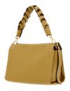 COCCINELLE Boheme Grana Double Crossbody Double Grainy Leather Citronella / Arde