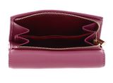 COCCINELLE Metallic Soft Wallet Grainy Leather Pulp Pink