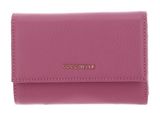 COCCINELLE Metallic Soft Wallet Grainy Leather Pulp Pink