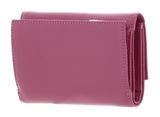 COCCINELLE Metallic Soft Wallet Grainy Leather Pulp Pink