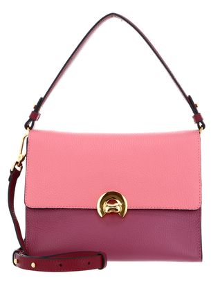 COCCINELLE Coccinelle Binxie Tricolor Handbag Grained Leather Mul. Hyper Pink