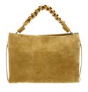 COCCINELLE Boheme Handbag Suede Citronella / Citr
