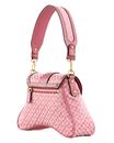 GUESS Belle Vintage Flap Shoulder Bag Magenta Logo GUESS Belle Vintage Flap Shoulder Bag Magenta Logo
