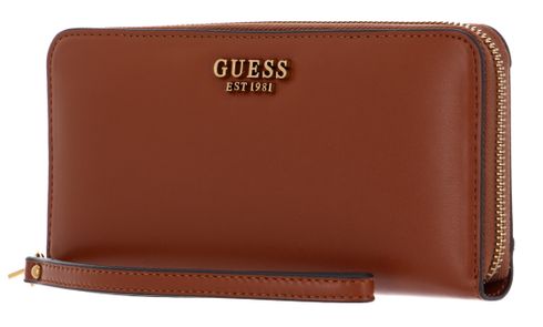 GUESS Laurel Zip Around Wallet L Cognac