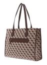 GUESS Izzy Girlfriend Tote Bag Brown Logo GUESS Izzy Girlfriend Tote Bag Brown Logo