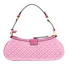 GUESS Belle Vintage Top Zip Shoulder Bag Magenta Logo GUESS Belle Vintage Top Zip Shoulder Bag Magenta Logo