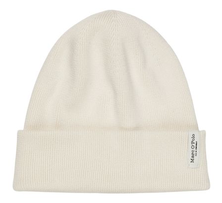 Marc O'Polo Knitted Hat White Cotton