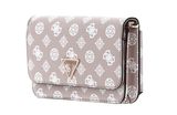 GUESS Noelle Xbody Flap Organizer Rosewood Logo