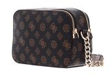 GUESS Noelle Girlfriend Crossbody Camera Bag Mocha Logo