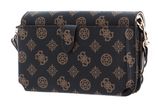 GUESS Noelle Xbody Flap Organizer Mocha Logo GUESS Noelle Xbody Flap Organizer Mocha Logo