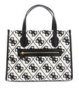GUESS Silvana 2 Compartment Tote Black Logo GUESS Silvana 2 Compartment Tote Black Logo
