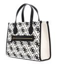 GUESS Silvana 2 Compartment Tote Black Logo GUESS Silvana 2 Compartment Tote Black Logo