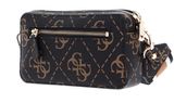 GUESS Rea High Society Mini Camera Bag Brown Logo GUESS Rea High Society Mini Camera Bag Brown Logo
