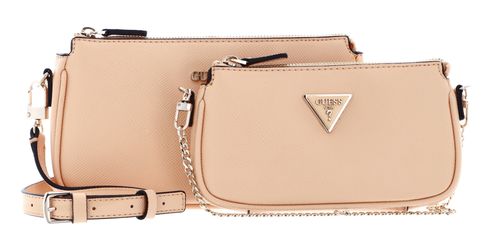 GUESS Noelle Double Pouch Crossbody Apricot Cream
