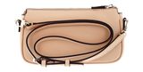 GUESS Noelle Double Pouch Crossbody Apricot Cream