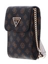 GUESS Noelle Girlfriend Smartphone Bag Mocha Logo GUESS Noelle Girlfriend Smartphone Bag Mocha Logo