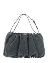 MANDARINA DUCK Velvet Plisse Hobo London Fog MANDARINA DUCK Velvet Plisse Hobo London Fog