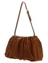 MANDARINA DUCK Velvet Plisse Hobo Caramel Cafe MANDARINA DUCK Velvet Plisse Hobo Caramel Cafe