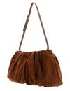 MANDARINA DUCK Velvet Plisse Hobo Caramel Cafe MANDARINA DUCK Velvet Plisse Hobo Caramel Cafe