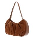MANDARINA DUCK Velvet Plisse Hobo Caramel Cafe MANDARINA DUCK Velvet Plisse Hobo Caramel Cafe