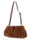 MANDARINA DUCK Velvet Plisse Bucket Bag Caramel Cafe