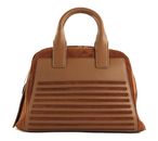 MANDARINA DUCK I-Con Velvet Tote Slim Caramel Cafe