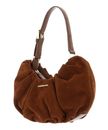 MANDARINA DUCK Velvet Plisse Wrist Bag Caramel Cafe MANDARINA DUCK Velvet Plisse Wrist Bag Caramel Cafe