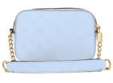 GUESS Geva Crossbody Camera Bag Ice Blue Logo