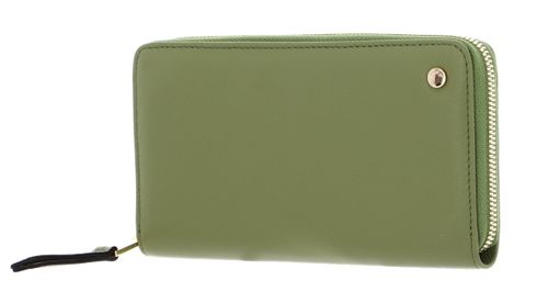 abro Leather Dalia Zip Wallet Oliv