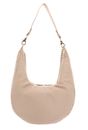 MANDARINA DUCK Mellow Leather Hobo Bag Lamb's Wool
