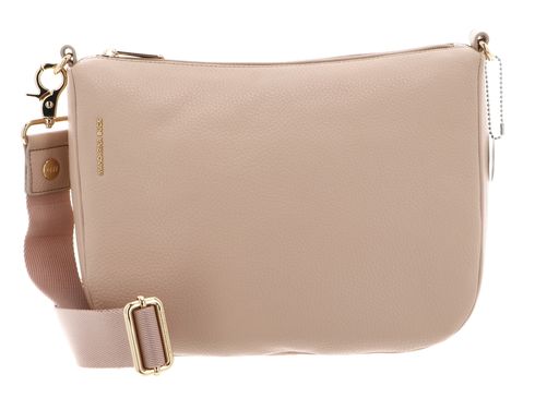 MANDARINA DUCK Mellow Leather Hobo Bag Lamb's Wool