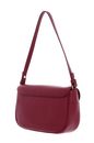 COCCINELLE Coccinelle Buff Mini Bag Grained Leather Garnet Red