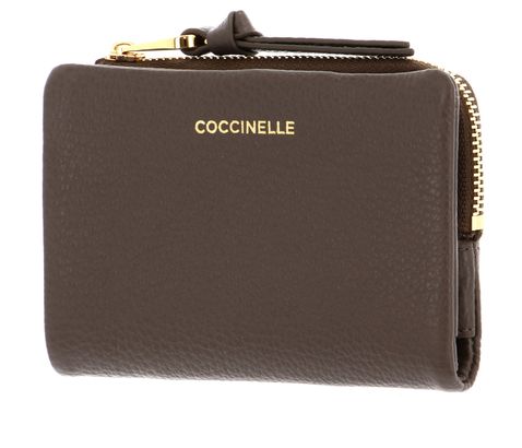 COCCINELLE Coccinelle Softy Wallet Grained Leather Coffee