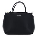 COCCINELLE Arlettis Signature Handbag Grained Leather Noir COCCINELLE Arlettis Signature Handbag Grained Leather Noir