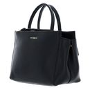 COCCINELLE Arlettis Signature Handbag Grained Leather Noir COCCINELLE Arlettis Signature Handbag Grained Leather Noir