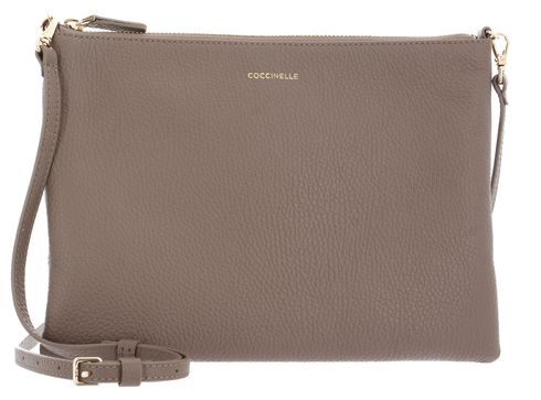 COCCINELLE Best Crossbody Bag Warm Taupe COCCINELLE Best Crossbody Bag Warm Taupe