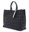 COCCINELLE Never Without Bag Jacquar Handbag Mul. Antrac / Noir