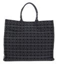 COCCINELLE Never Without Bag Jacquar Handbag Mul. Antrac / Noir