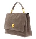 COCCINELLE Liya Suede Handbag Warm Taupe