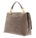 COCCINELLE Liya Suede Handbag Warm Taupe
