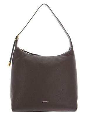 COCCINELLE Coccinelle Gleen Handbag Grained Leather Coffee