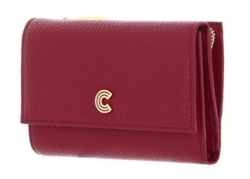 COCCINELLE Myrine Wallet Grained Leather Garnet Red