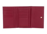 COCCINELLE Myrine Wallet Grained Leather Garnet Red COCCINELLE Myrine Wallet Grained Leather Garnet Red