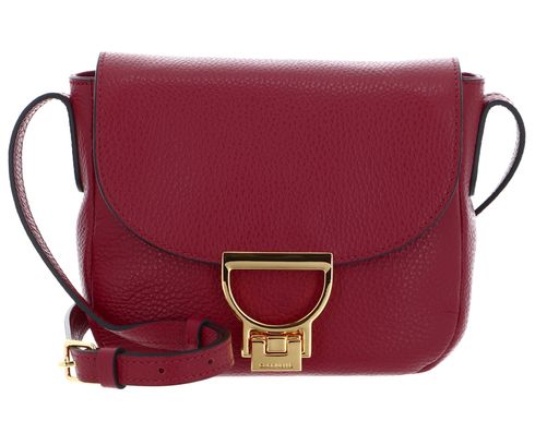 COCCINELLE Arlettis Handbag Grained Leather Garnet Red