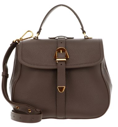 COCCINELLE Coccinelle Magalu Handbag Grained Leather Coffee