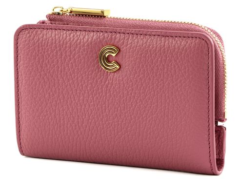 COCCINELLE Myrine Wallet Grained Leather Pulp Pink
